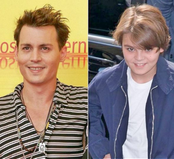 Johnny Depp and his son Thecelebsinfo